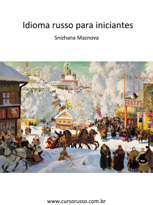 Apostila de Curso de Idioma Russo para Iniciantes